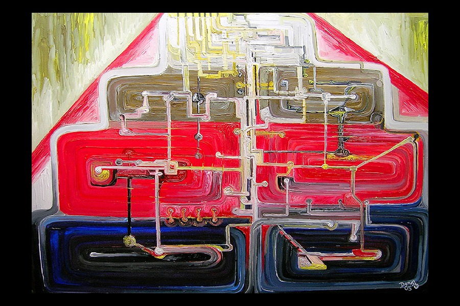 Code010--Silicon-Symphony-Oil-canvas-40'-x24'