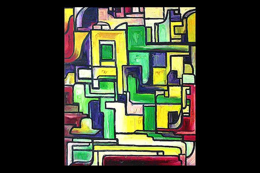 Code012-Logical-Reasoning-Oil-canvas-32'-x32'.--SOLD-