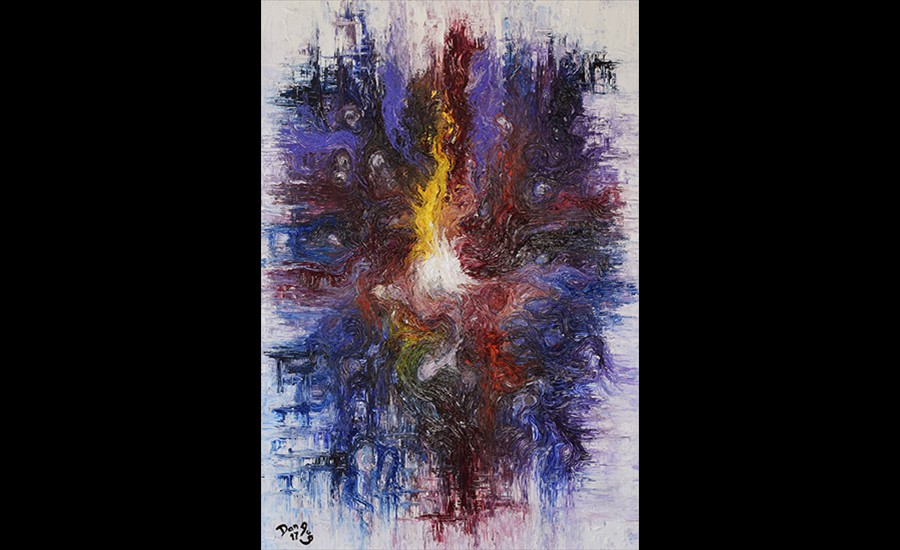 Code 005-Supernova-Remnants-Oil-canvas-36'-x-24'